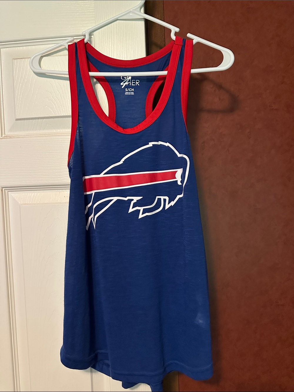 NFL Buffalo Bills Blue Tank with Red Trim